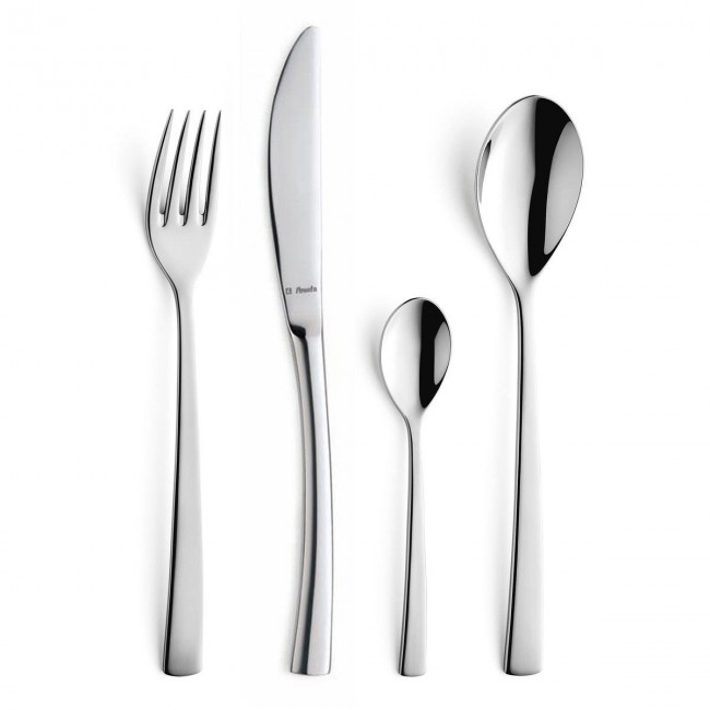 24 piece cutlery set 18/10 stainless steel mirror-finished - Aurora - Amefa