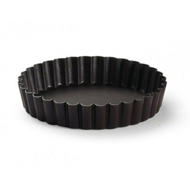 7 cm non-stick fluted plain mold - Set of 6