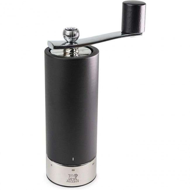 u'Select crank pepper mill 18cm/7" - wood & stainless steel - Isen - Peugeot
