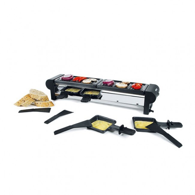 Cheese raclette grill large format - black - Pro - Boska