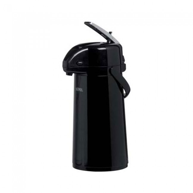 Pump pot with lever 34oz / 1.9L black - Pomp - Thermos