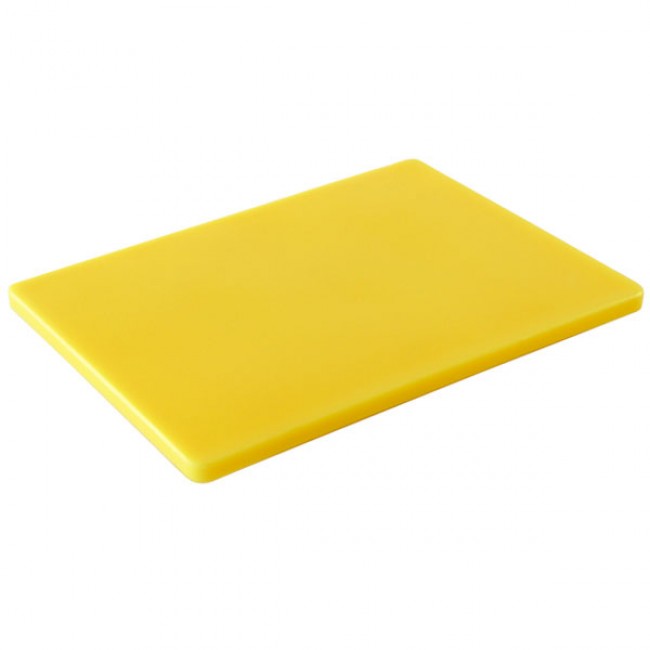 Yellow polyethylene cutting board GN 1/1 poultry 53x32x1.5cm - Cutting board - Cosy & Trendy