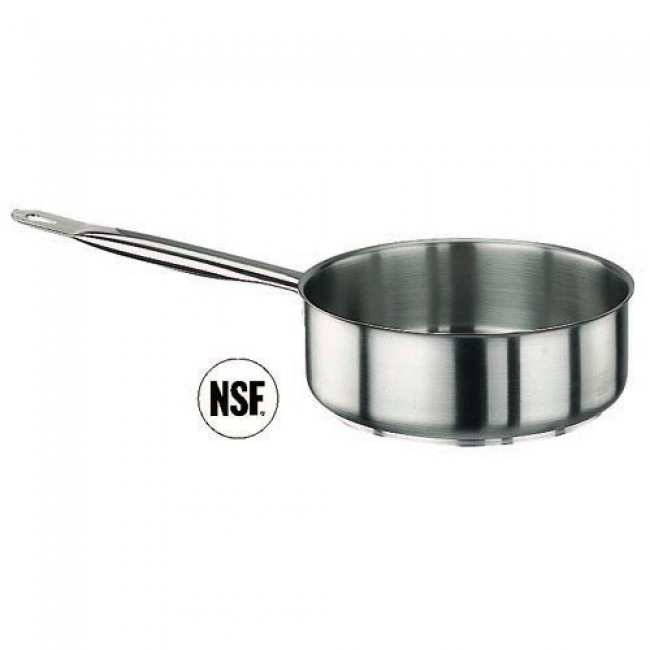 Plat à sauter en inox 18/10 - Ø 18 cm - Série 1000 - Paderno