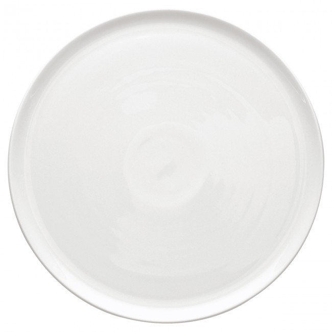 Round pie dish 13 in / 32 cm white - Sold individually