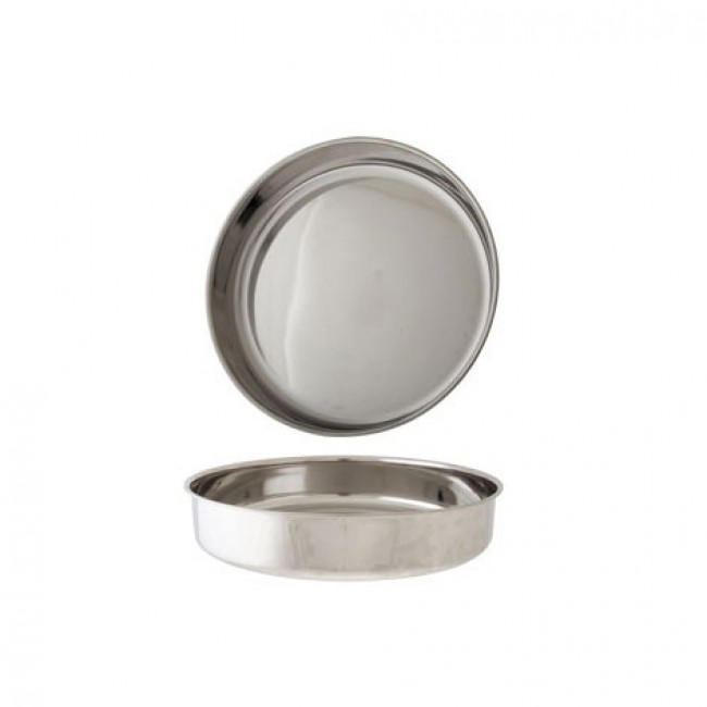 Plateau de bar rond en inox 40 cm - AZ Boutique