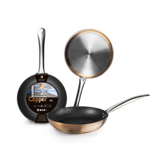 Marmite braisière basse à couvercle - faitout induction en inox 18/10 - Ø 20 cm - Chef Classic - Lacor