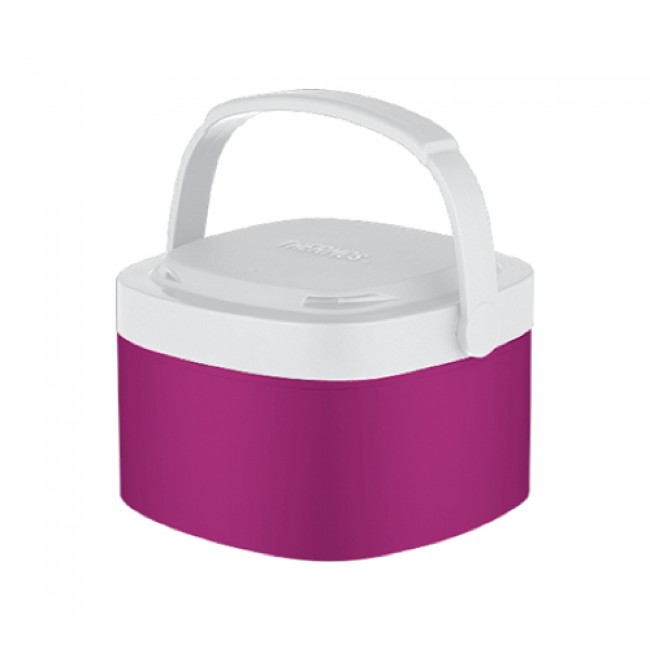 Insulated food flask 35cl / 12oz pink - Stack N Lock - Thermos