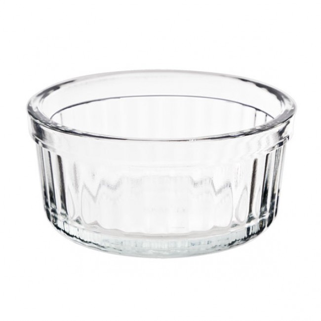 Set of 4 glass ramekins 8.5 x 4.7 cm / 3.1 x 1.6 in