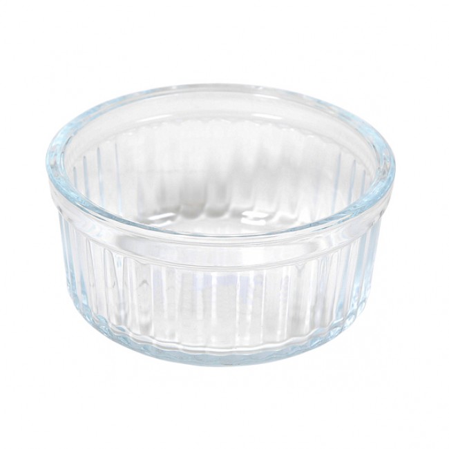 Glass ramekin 10 x 4.6 cm / 4 x 1.6 in