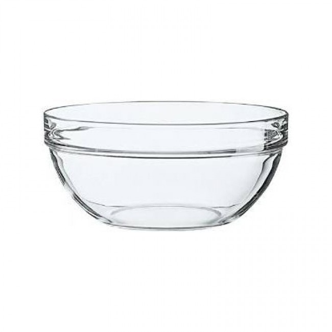 Stackable glass salad bowl 4.7" / 12cm - Arcoroc 