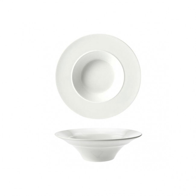 Salad bowl 11x3" / 27.9x8.4cm  white - Rings - Cosy & Trendy