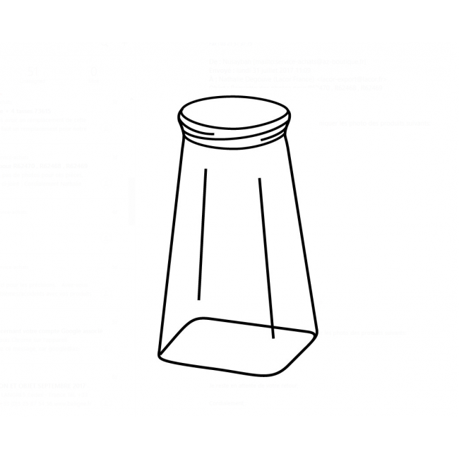 Salt and pepper replacement R62469 bottle small format for Ref 62465 