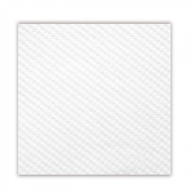 Serviette blanche en papier tissu 1 pli 33 x 33cm - Lot de 100 - Serviettes 1 pli - AZ boutique