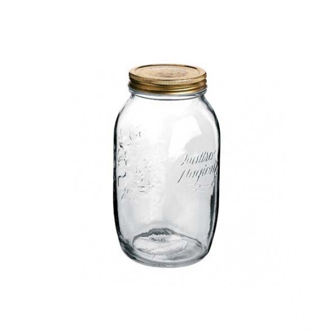 Canning jar 1.5 L with lid 86mm - Set of 6 - Quattro Stagioni - Bormioli Rocco