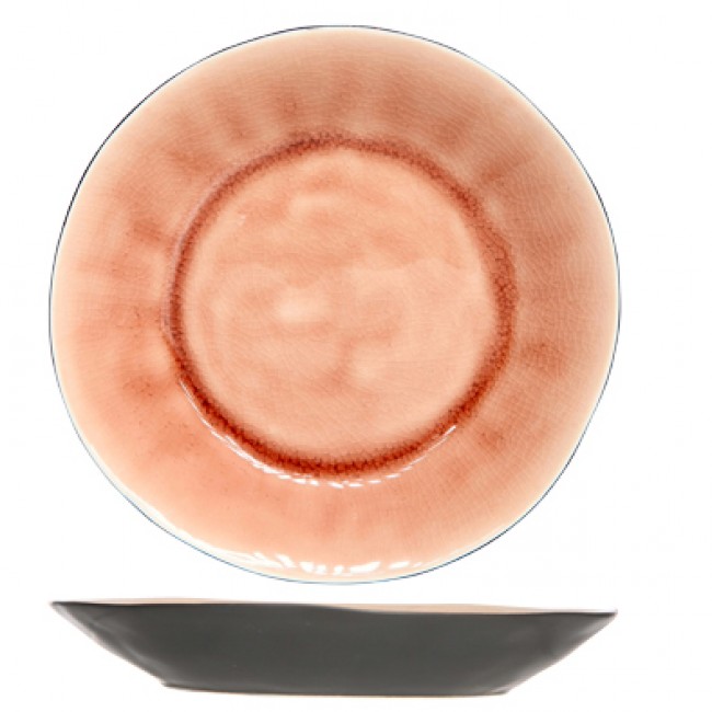Saucer black and rose 6" / 15cm - Laguna Old Rose - Cosy & Trendy