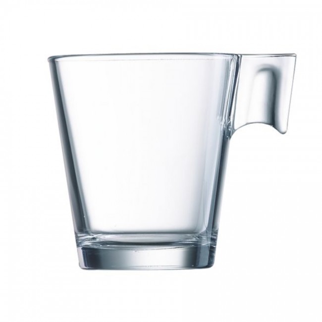 Transparent heat-tempered glass coffee cup 7.4oz / 22cl - Aroma - Arcoroc