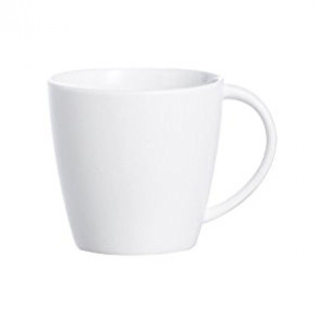 Porcelain white tea / coffee cup with handle 4oz / 12cl - Olea - Chef & Sommelier