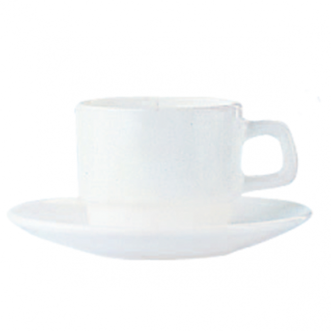 Coffee cup and saucer - Restaurant Uni - Arcoroc