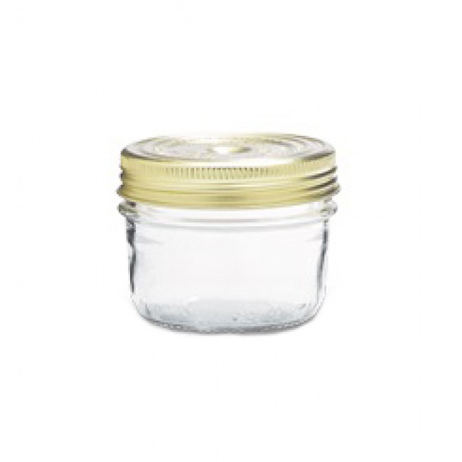 Glass terrine jar 7 oz / 200 g with 82 mm screw lid