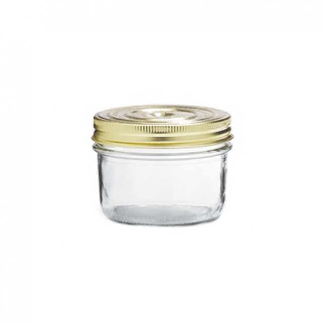 Glass terrine jar 12 oz / 350 g with 100 mm screw lid