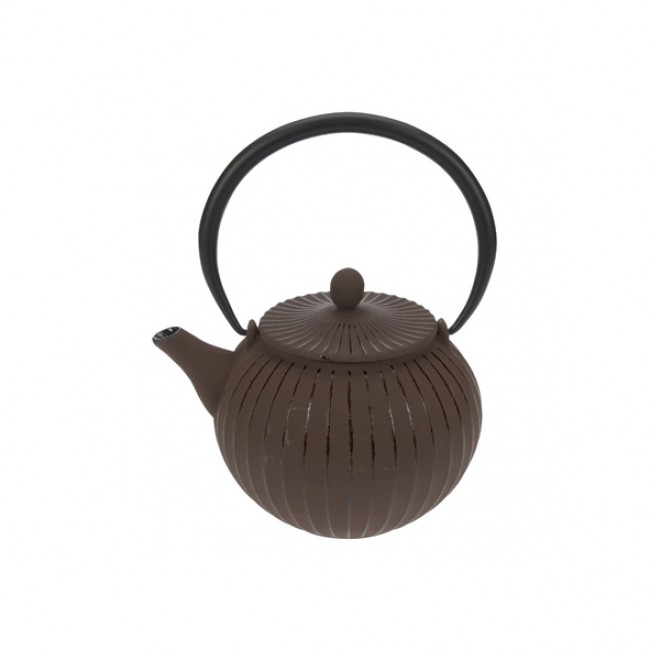 Teapot colour coffee cast iron 1.2 L - Lantern - Cosy & Trendy