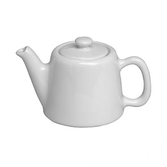 Standard porcelain teapot 2 servings 12 oz / 35 cl white