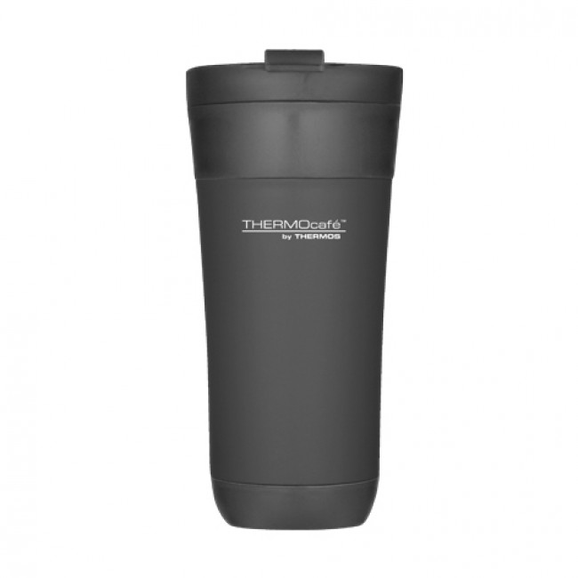 Stainless steel insulated travel mug 42.5cl / 14.2oz matte black