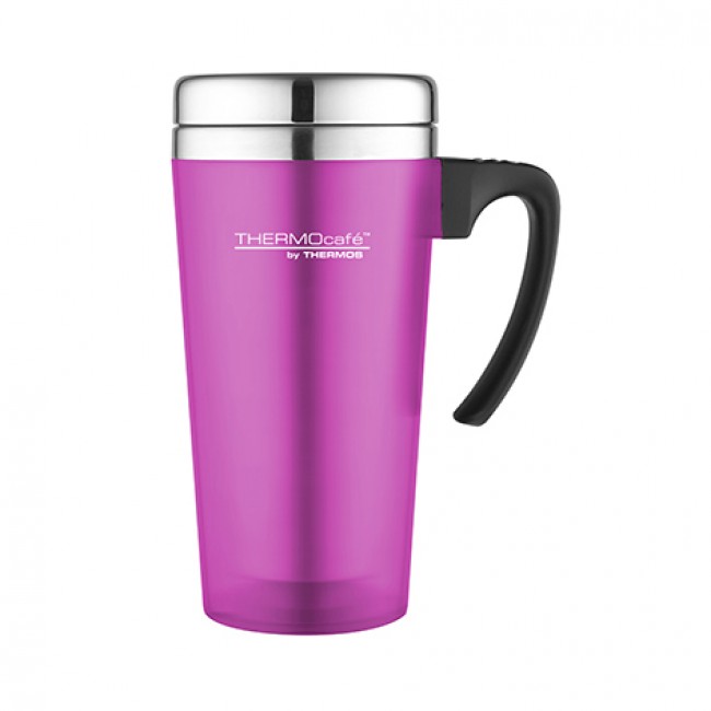 Thermocafe Desk Mug Pink Travel Mug Bottle 42cl 14oz Pink