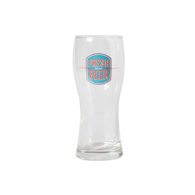 10 oz / 29 cl blue logo Fresh Beer Weizen beer glass - Set of 6