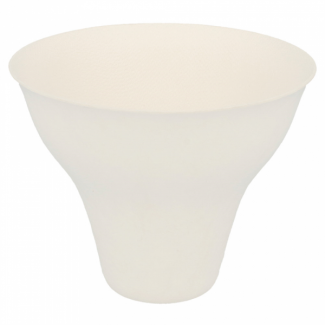 White cellulose wine glass 9 oz / 260 ml - Set of 50 - Bionic Wasara - AZ Boutique