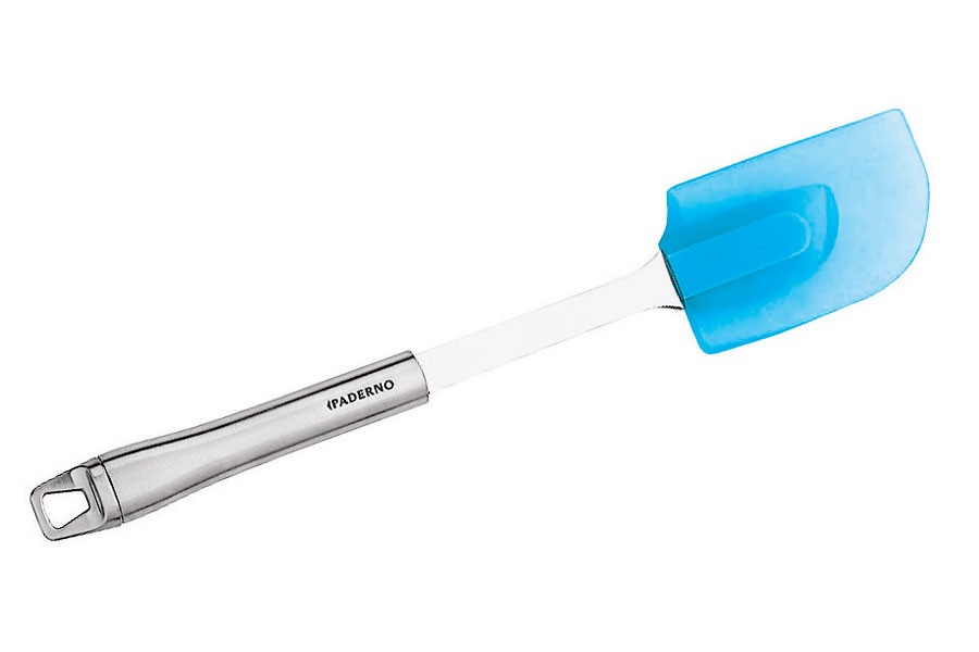 Inox and silicone rubber spatula 29 5cm Spatula Paderno