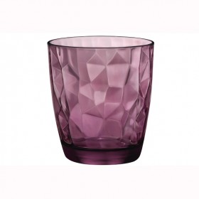 Tumbler - Old fashioned purple glass 10oz / 30cl - Set of 6