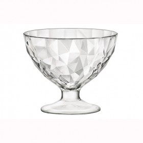 Transparent glass ice cream cup 12 oz / 36 cl - Set of 6