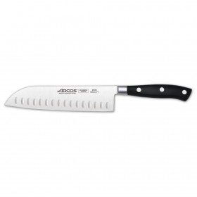 Santoku chef's knife - 18cm Nitrum stainless steel - Singly sold
