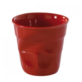 Porcelain cappuccino 6oz / 18cl chilli red
