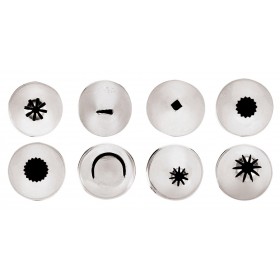 Pastry tube - Inox - Batch of 8