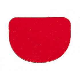 Dough scraper - Half circle-shaped - 12 cm x 8,8 cm - Polypropylene - Set of 10