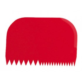 Decorative dough scraper - Rectangle-shaped - 14,5 cm x 9,9 cm - Polypropylene