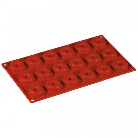 Flexible silicone mold - 18 tiny rum babas