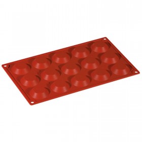 Flexible silicone mold - 15 tartlets