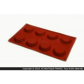Flexible silicone mold - 8 tartlets