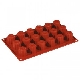 Flexible silicone mold - 18 minicanelés