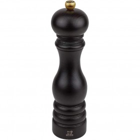 Black chocolate salt mill 22cm/8.7" - beech wood