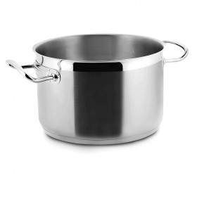 Induction stainless steel 18/10 stew pot - Ø 24 cm
