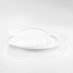 Assiette plate blanche 16cm - Basket - Pillivuyt