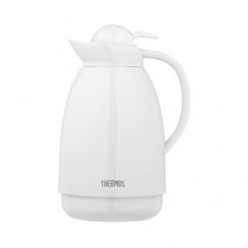 Stainless steel insulated carafe 34oz / 1L white