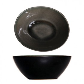 Cup black and green 4" / 10.5cm - Set of 6