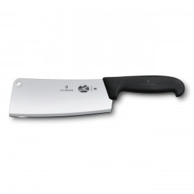 Kitchen cleaver 18cm / 7" synthetic black handle