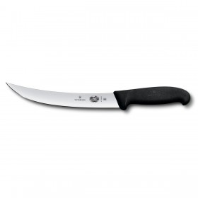 Breaking knife with 20cm / 8" curved blade and synthetic black handle