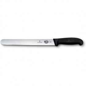 Slicing knife 25cm / 10" with black synthetic handle